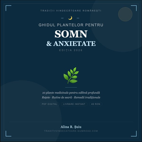 Ghidul Plantelor pentru Somn și Anxietate — remedii naturiste